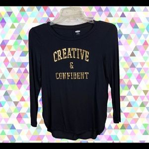 EUC Old Navy Graphic Top!